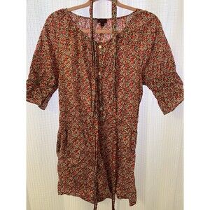 J Crew Romper Sz S Floral Shorts Shortalls